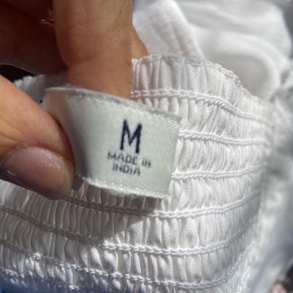 Puff sleeves crop top feminine vibe size M  slim fit - Picture 8 of 9